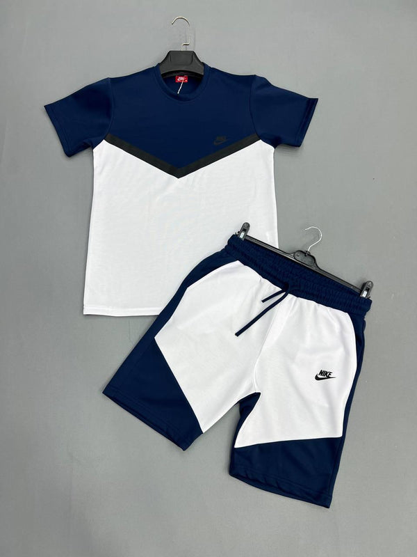 Conjunto Masculino Nike con Camiseta y Bermuda en Algodón de Alta Calidad